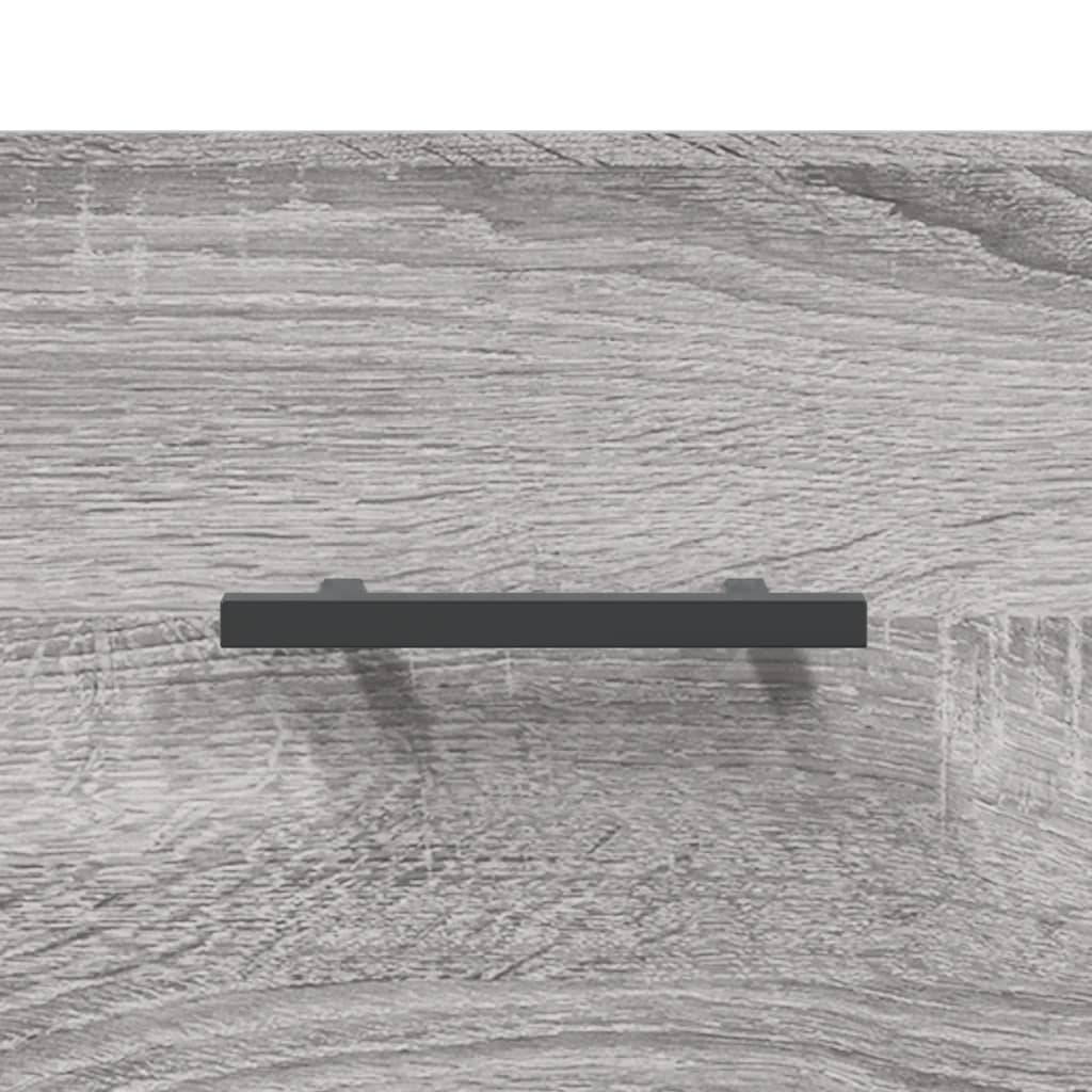 Highboard Grey Sonoma 69,5x34x180 cm Engineered Wood