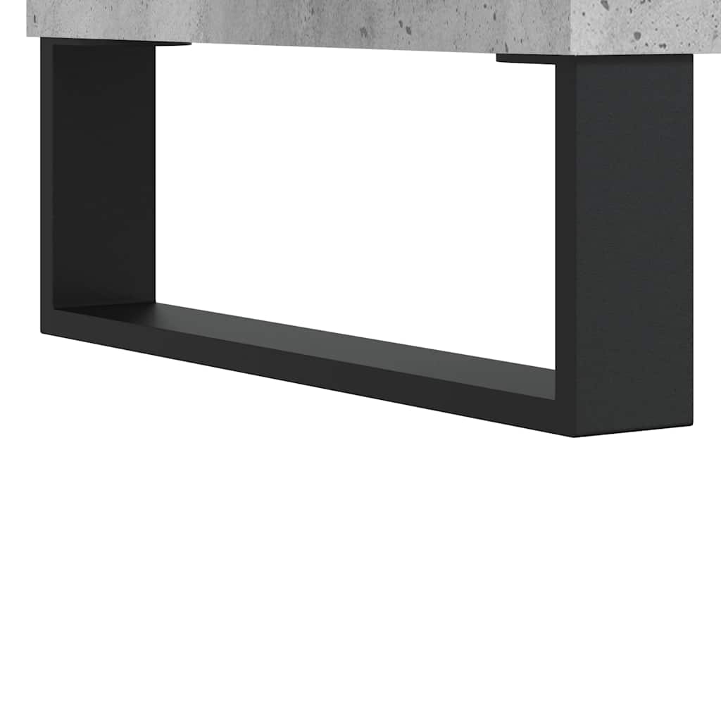 Highboard Concrete Grey 69,5x31x115 cm Engineered Wood