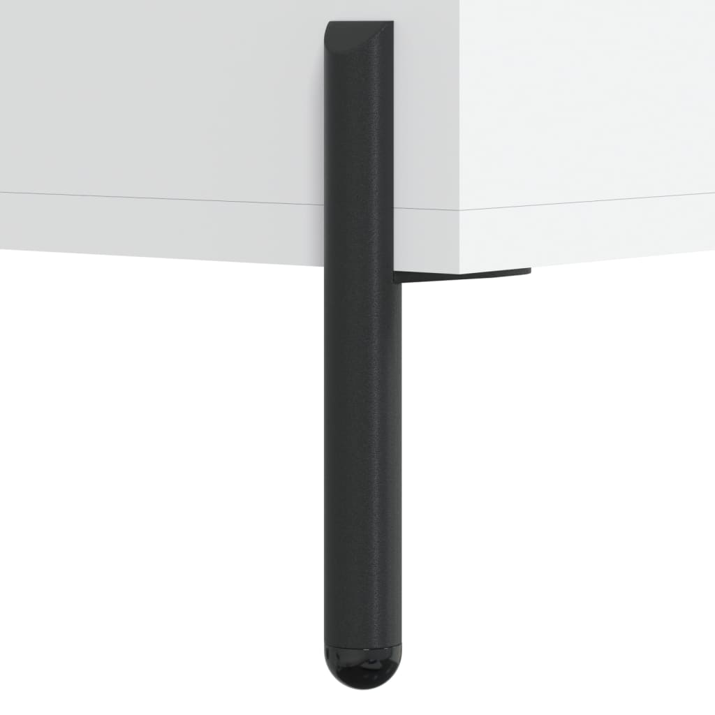 Highboard White 69,5x31x115 cm Engineered Wood