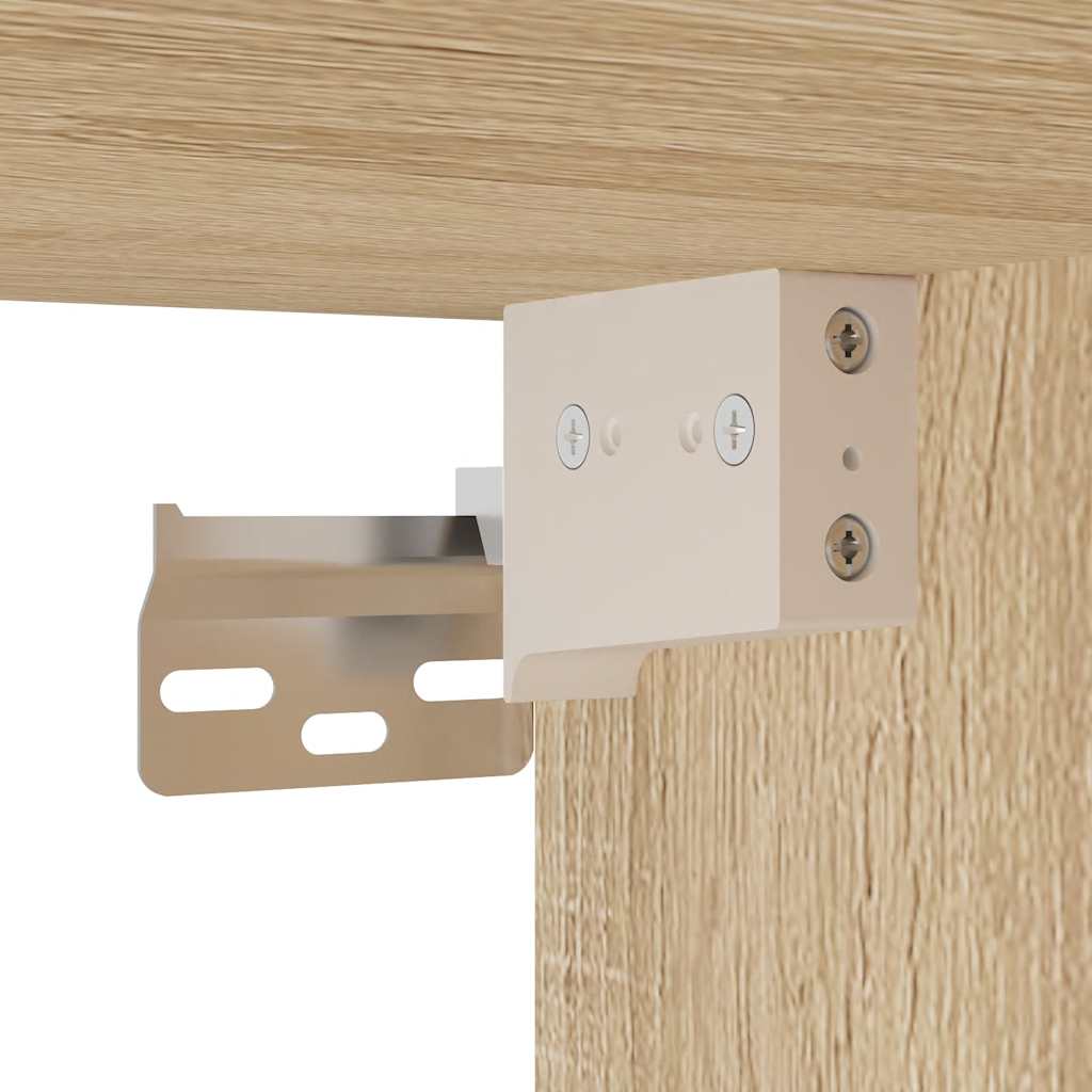 Wall Mounted Cabinet Sonoma Oak 69,5x34x90 cm
