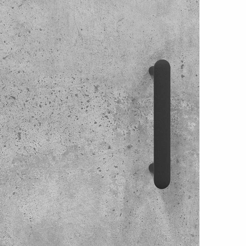 Wall Mounted Cabinet Concrete Grey 69,5x34x90 cm