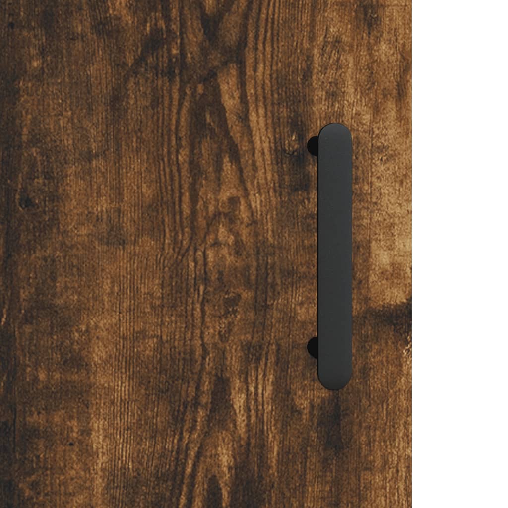 Wall Mounted Cabinet Smoked Oak 69,5x34x90 cm
