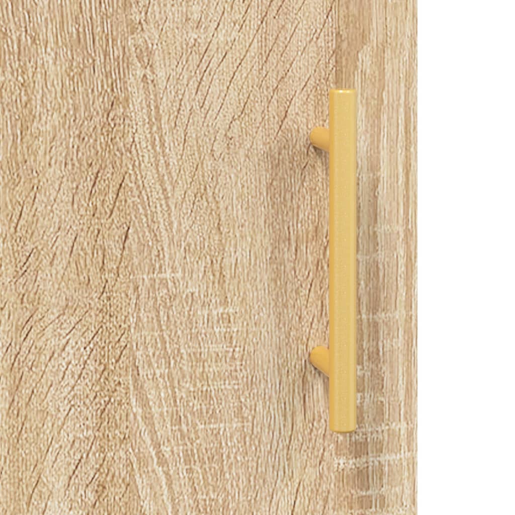 Wall Mounted Cabinet Sonoma Oak 34,5x34x90 cm