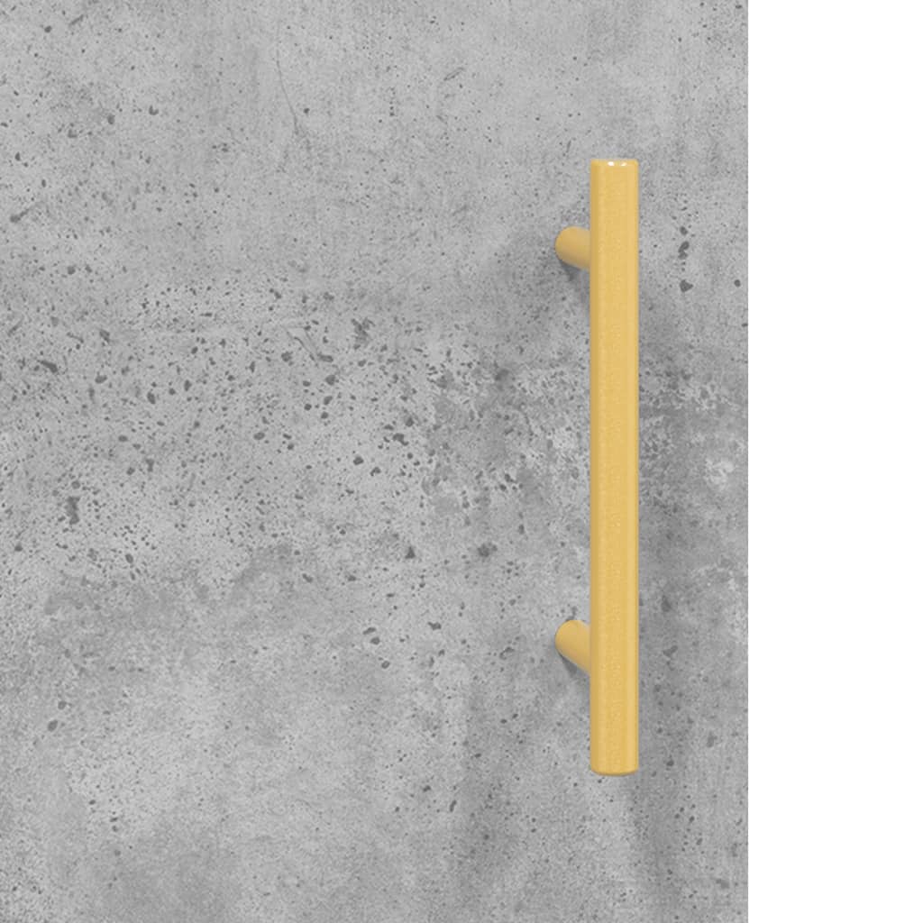 Wall Mounted Cabinet Concrete Grey 34,5x34x90 cm