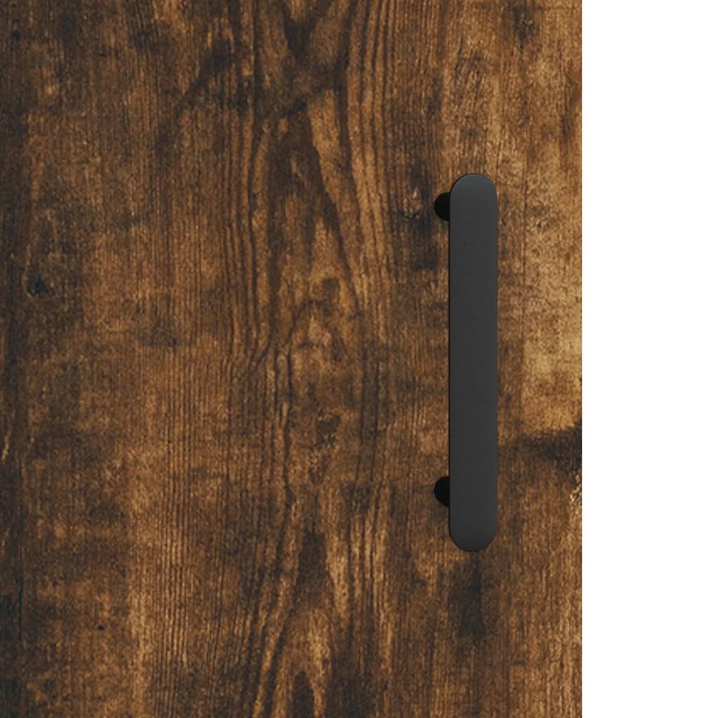 Wall Mounted Cabinet Smoked Oak 34,5x34x90 cm