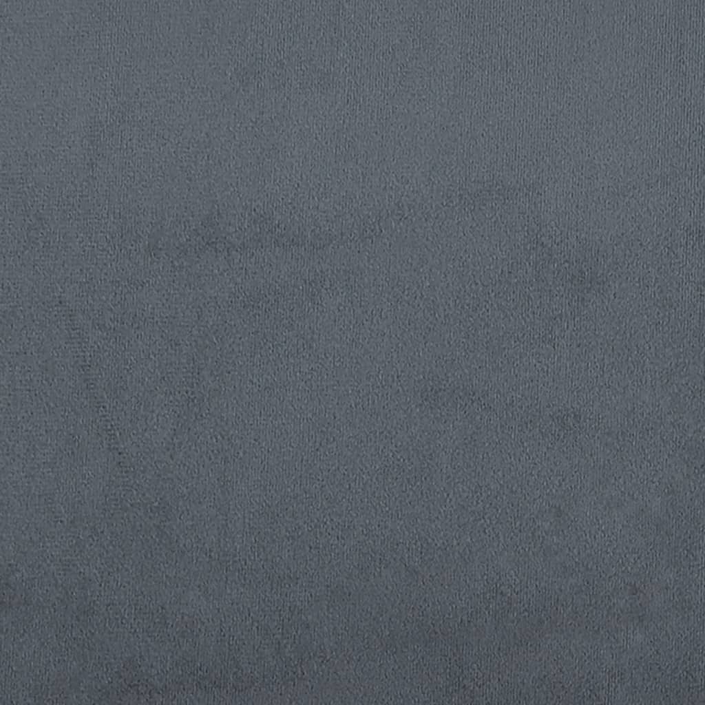 Daybed with Trundle&Drawers without Mattress Dark Grey 90x190 cm Single