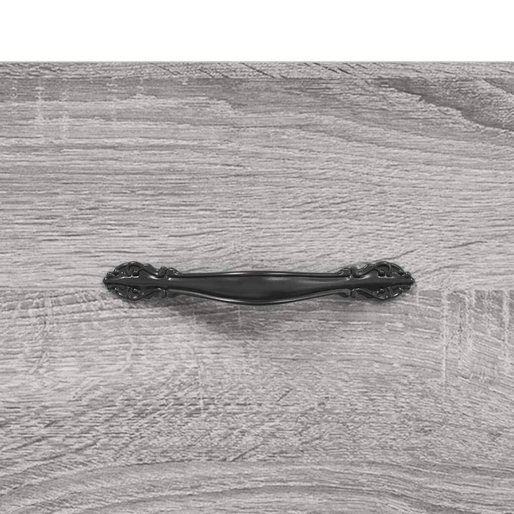 Highboard Grey Sonoma 69,5x34x180 cm Engineered Wood