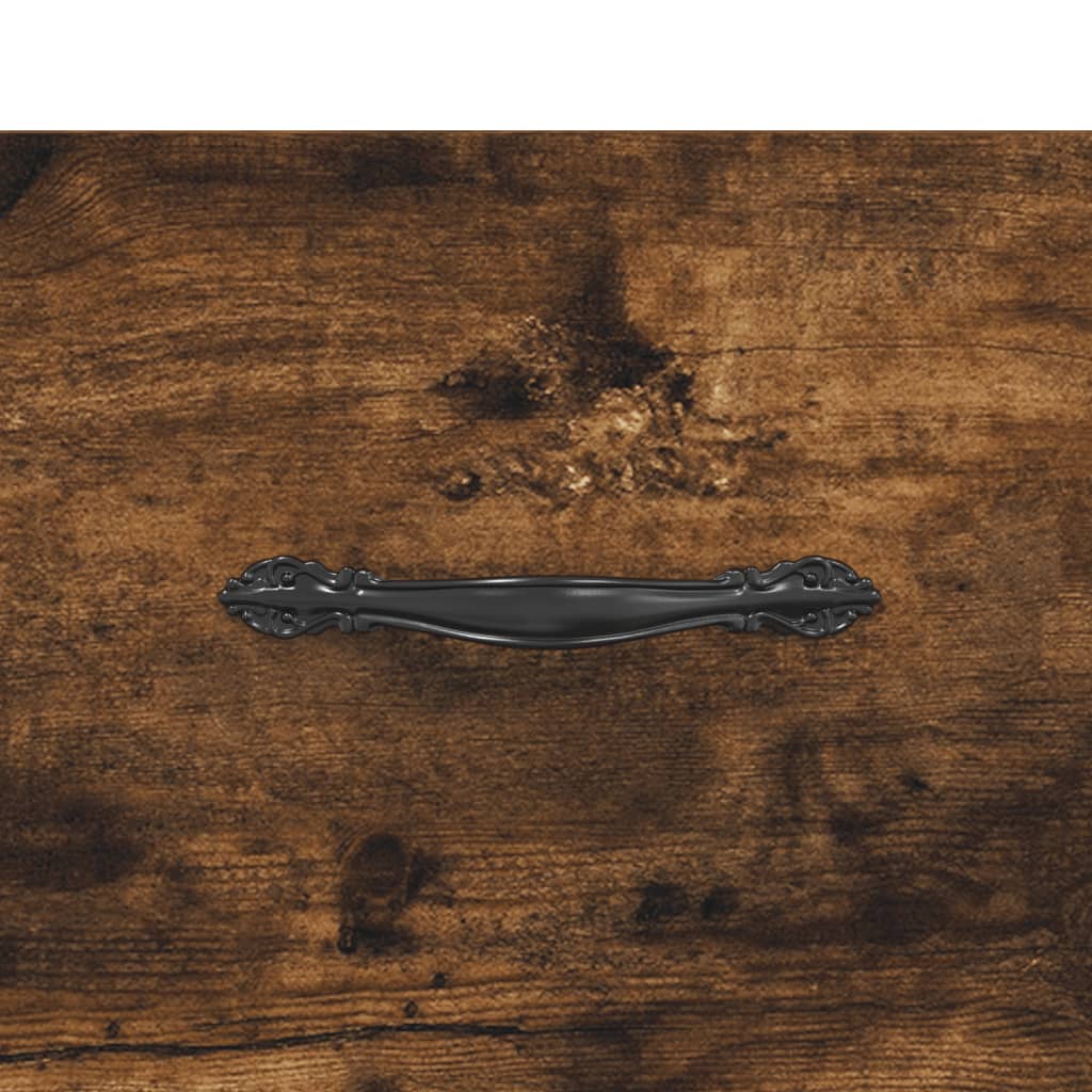 Highboard Smoked Oak 69,5x34x180 cm Engineered Wood