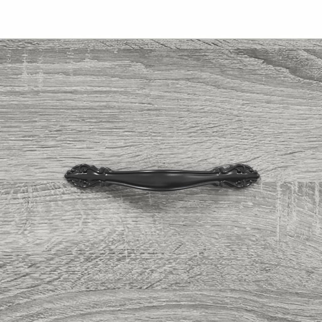 Highboard Grey Sonoma 69,5x34x180 cm Engineered Wood