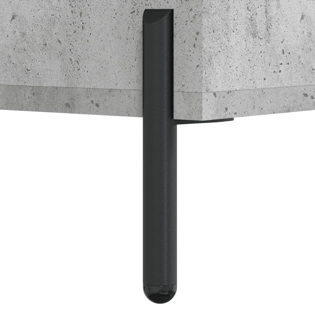Highboard Concrete Grey 69,5x34x180 cm Engineered Wood