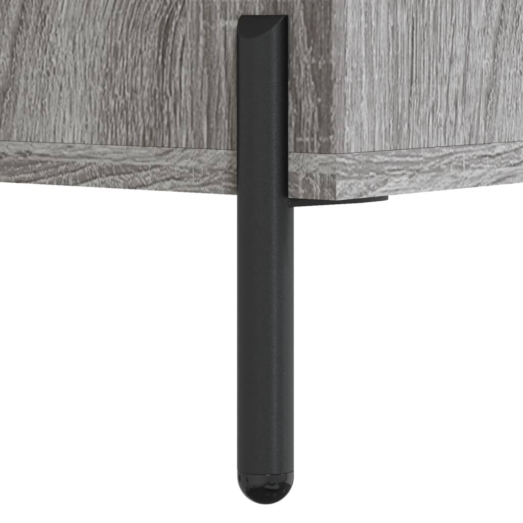 Highboard Grey Sonoma 69,5x34x180 cm Engineered Wood