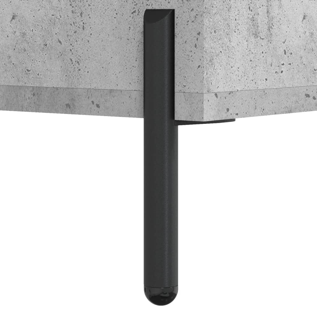 Highboard Concrete Grey 69,5x34x180 cm Engineered Wood