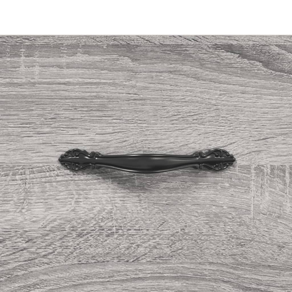 Highboard Grey Sonoma 69,5x34x180 cm Engineered Wood