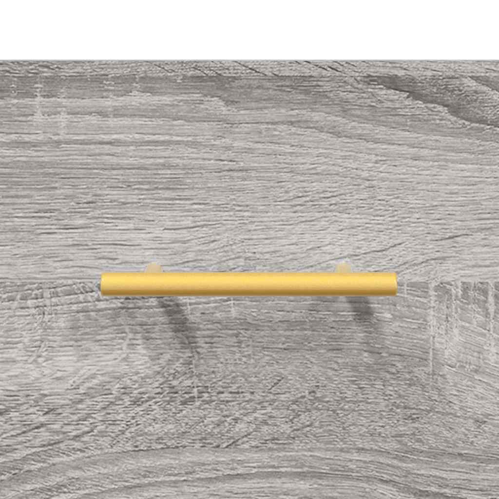 Highboard Grey Sonoma 34,5x34x180 cm Engineered Wood