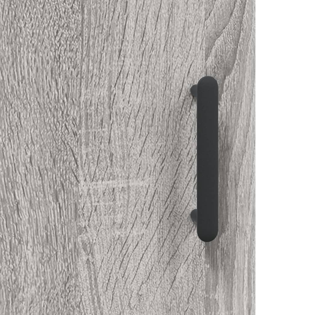Highboard Grey Sonoma 34,5x34x180 cm Engineered Wood