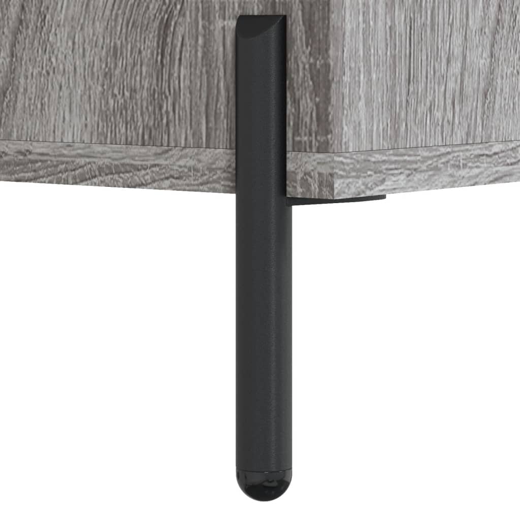 Highboard Grey Sonoma 69,5x34x180 cm Engineered Wood