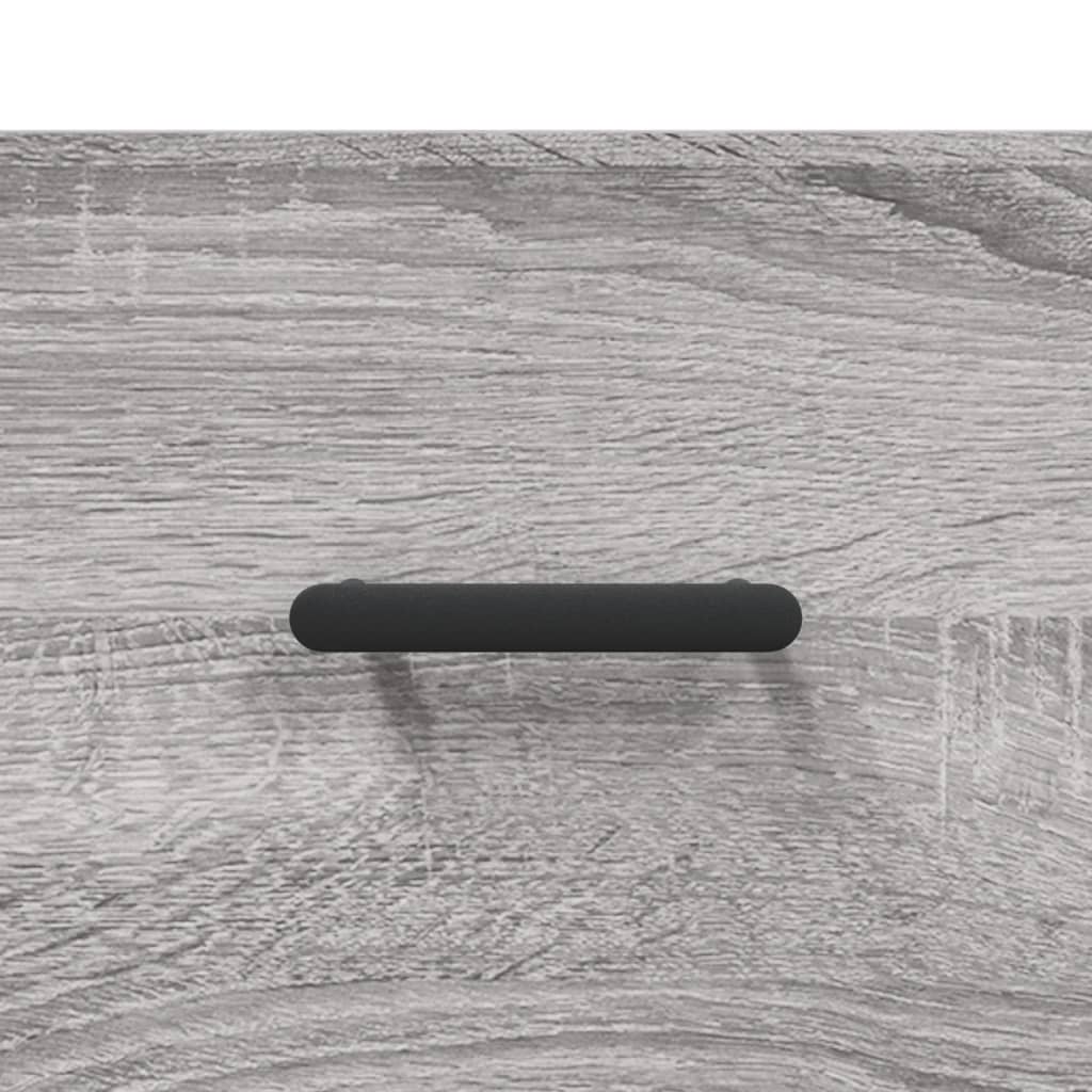 Highboard Grey Sonoma 69,5x34x180 cm Engineered Wood