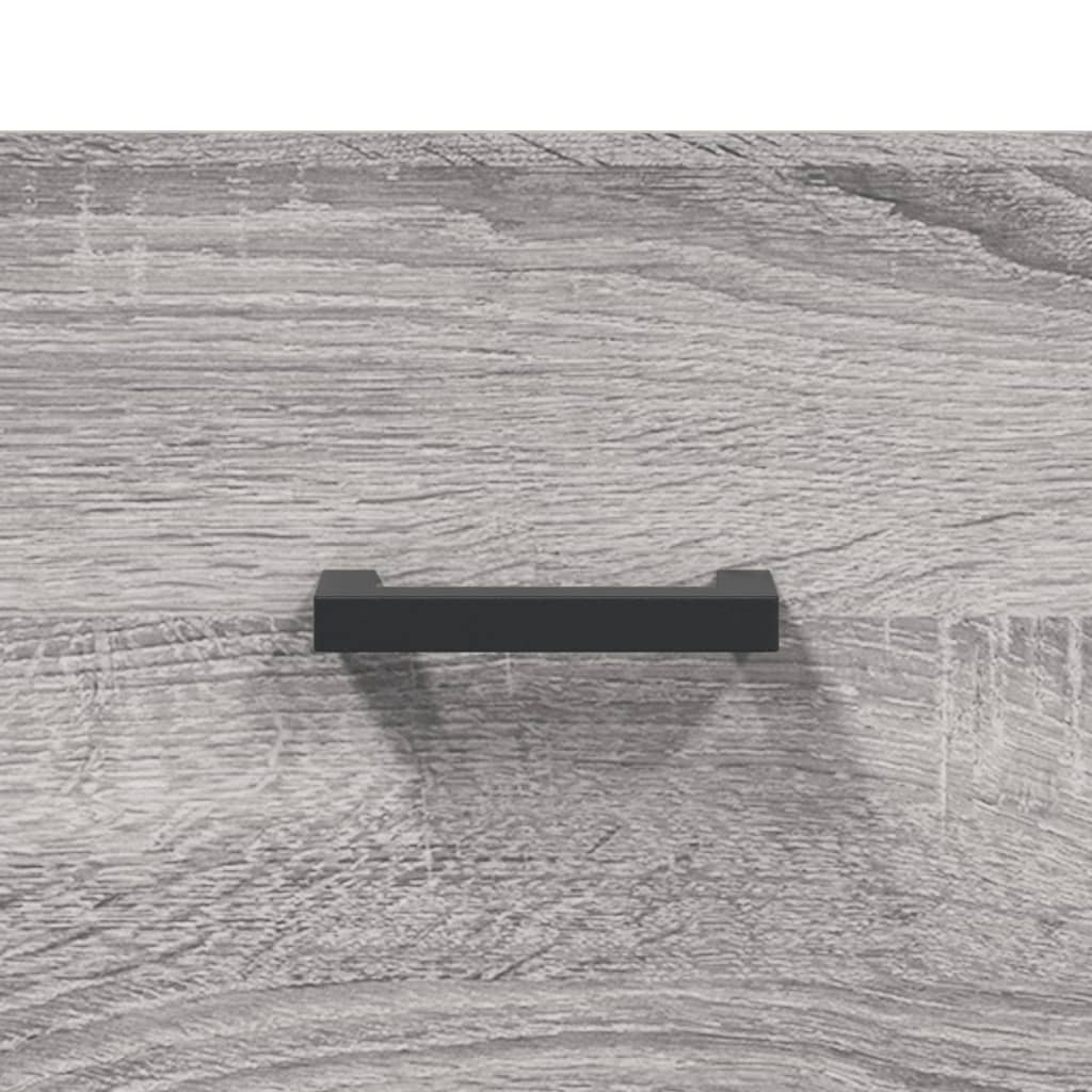 Highboard Grey Sonoma 34,5x34x180 cm Engineered Wood
