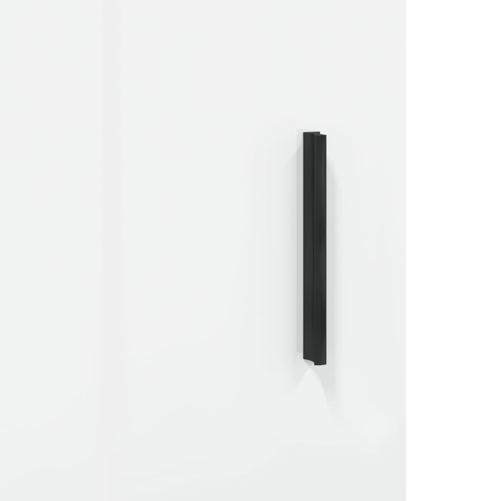 Highboard White 34,5x34x180 cm Engineered Wood