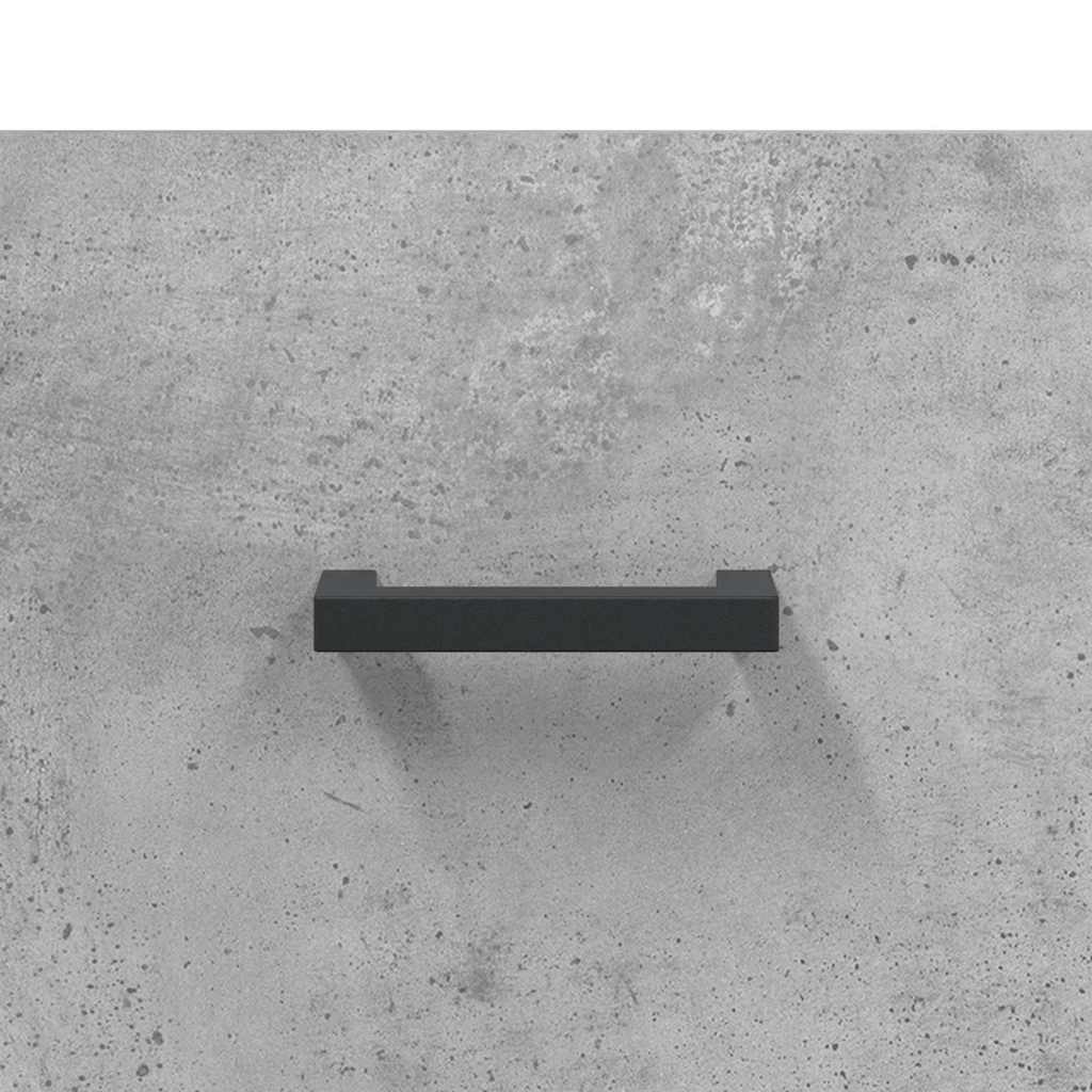 Highboard Concrete Grey 69,5x34x180 cm Engineered Wood