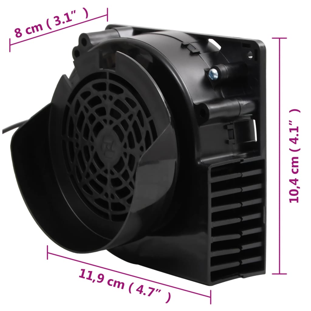 LED String Lights with 66 LEDs and Fan 660 cm
