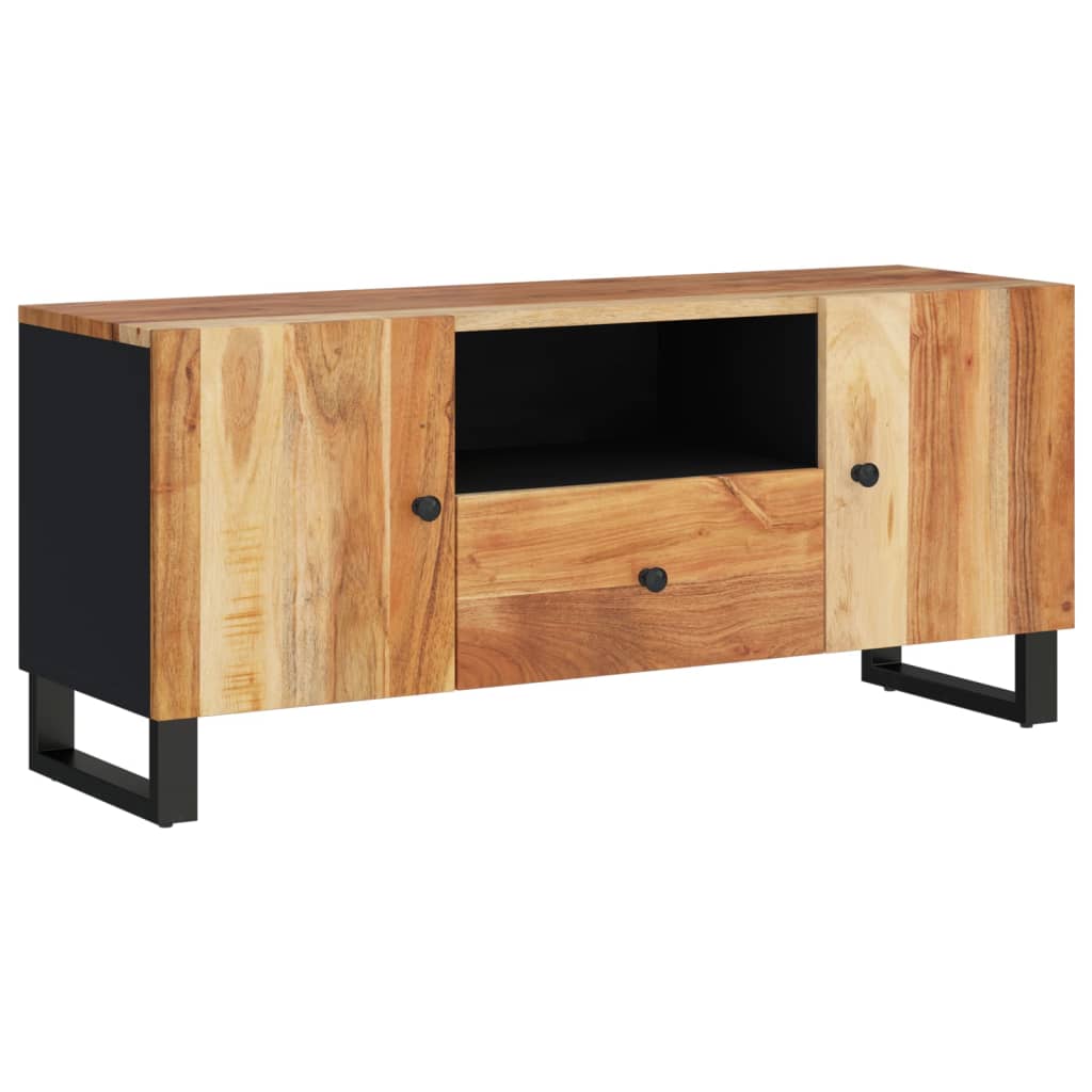 TV Cabinet 105x33,5x46 cm Solid Wood Acacia&Engineered Wood
