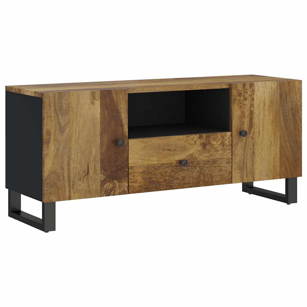 TV Cabinet 105x33,5x46 cm Solid Wood Mango&Engineered Wood