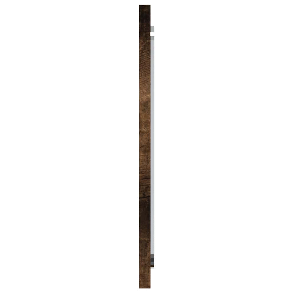 2 Piece Bathroom Furniture Set Smoked Oak Engineered Wood