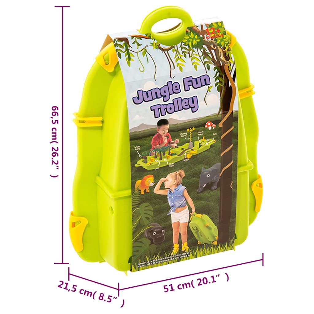 Water Fun Trolley Jungle 51x21,5x66,5 cm Polypropylene