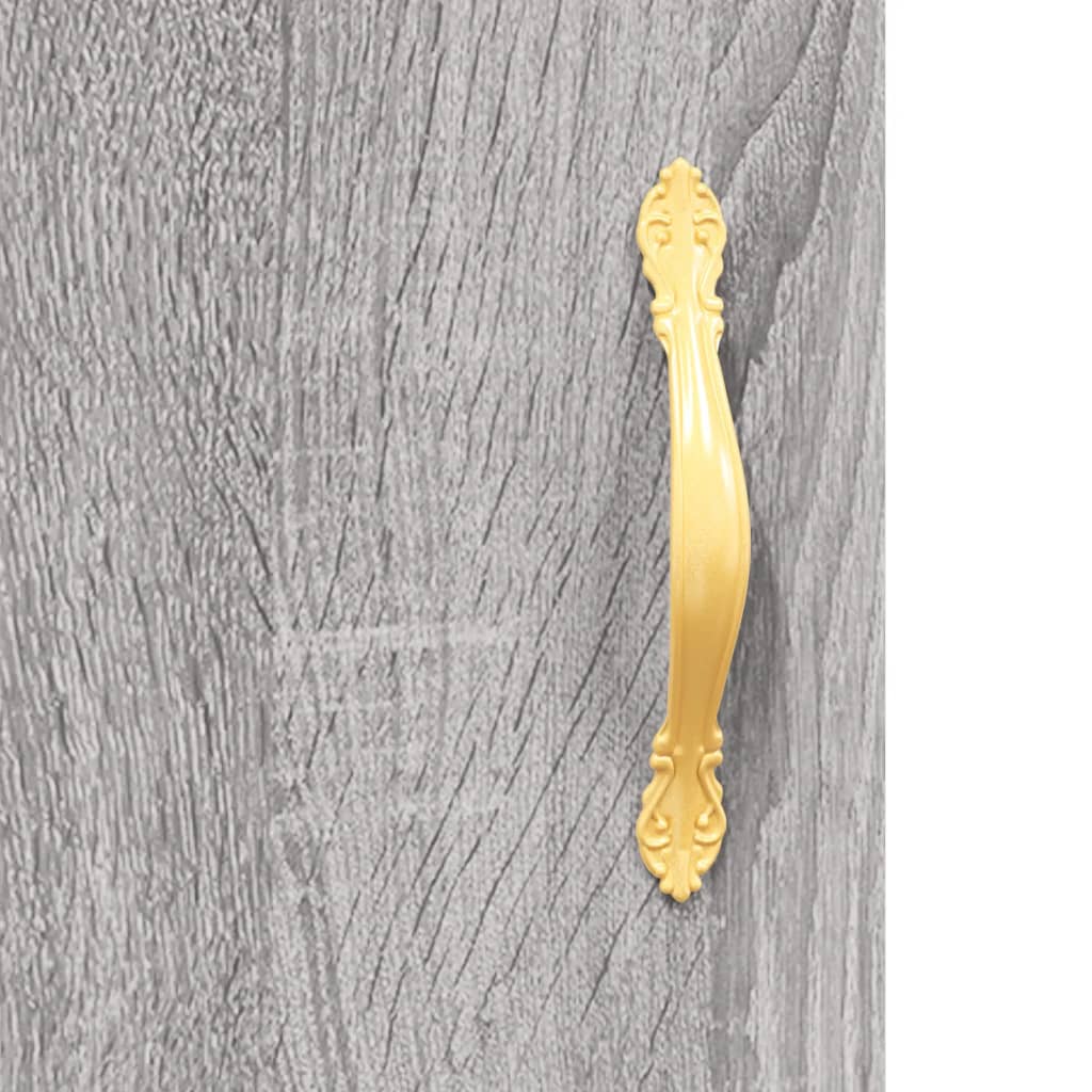 Sideboard Grey Sonoma 69,5x34x90 cm Engineered Wood