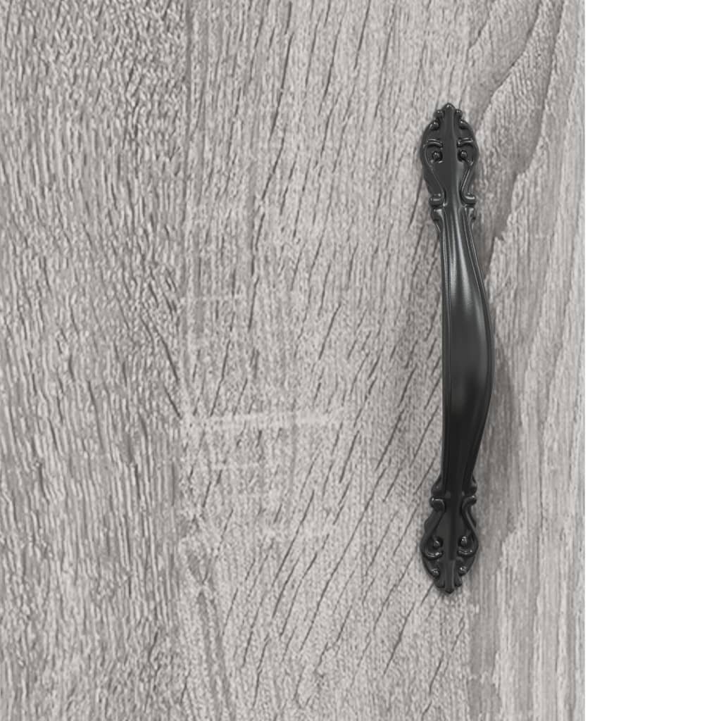 Sideboard Grey Sonoma 34,5x34x90 cm Engineered Wood