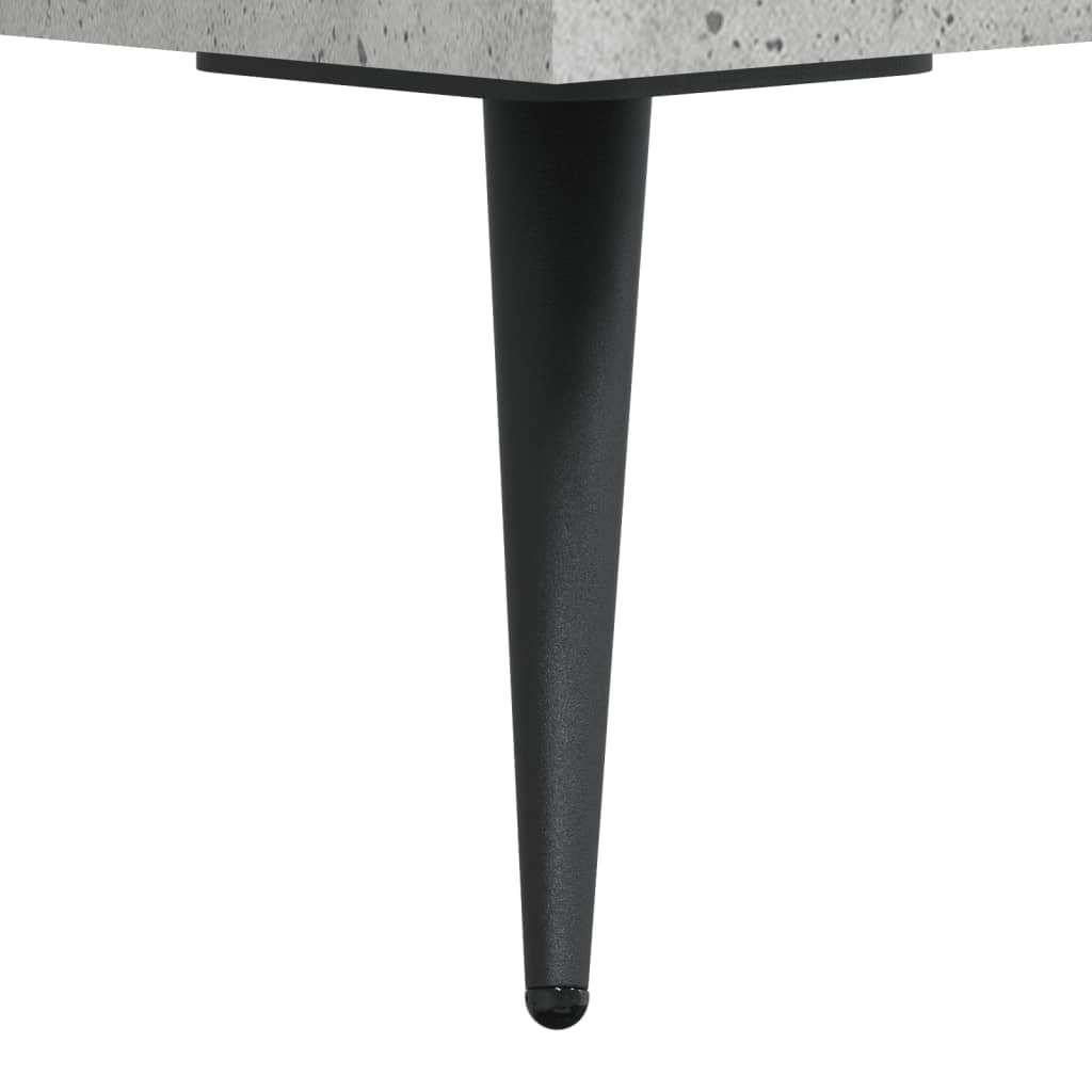 Sideboard Concrete Grey 34,5x34x90 cm Engineered Wood
