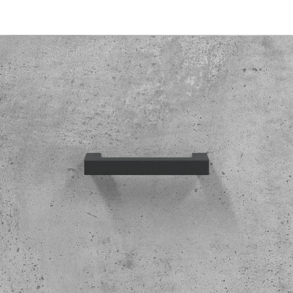 Sideboard Concrete Grey 69,5x34x90 cm Engineered Wood