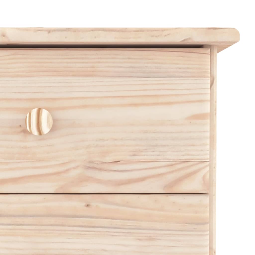 Highboard "ALTA" 77x35x188 cm Solid Wood Pine
