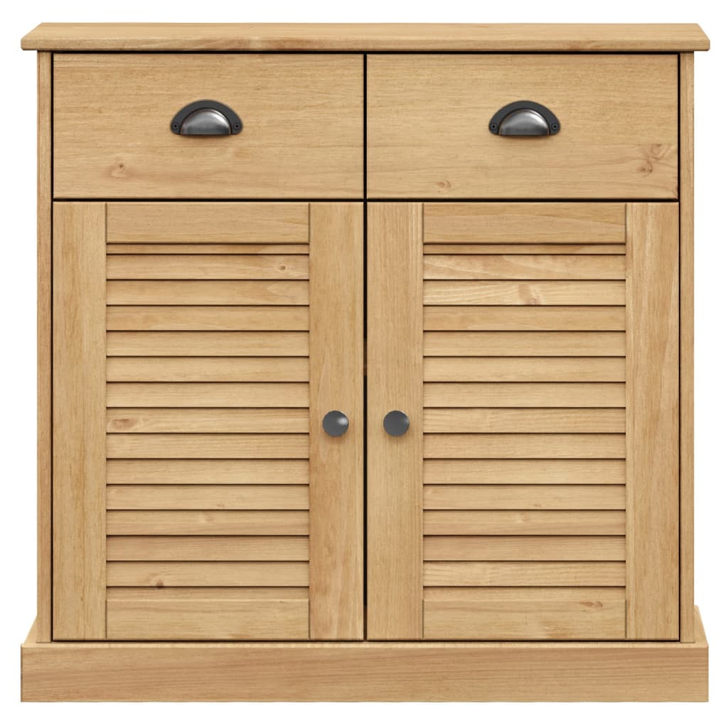 Highboard "VIGO" 78x40x175 cm Solid Wood Pine
