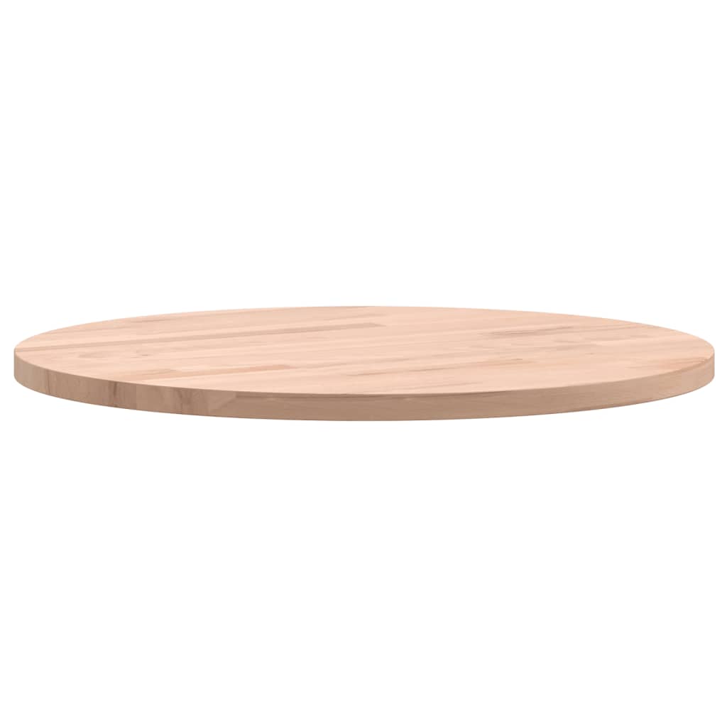 Table Top Ø40x1,5 cm Round Solid Wood Beech