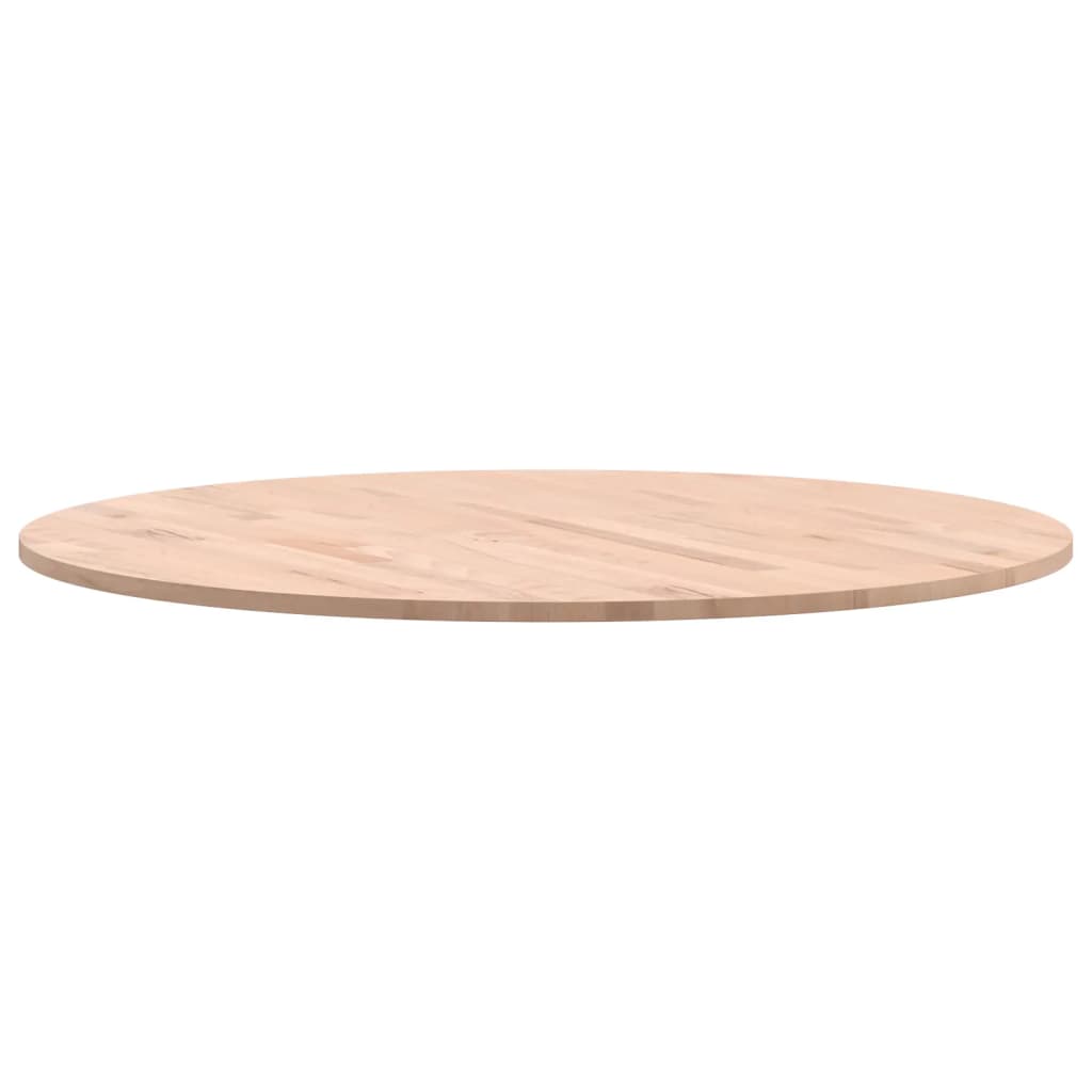 Table Top Ø80x1,5 cm Round Solid Wood Beech