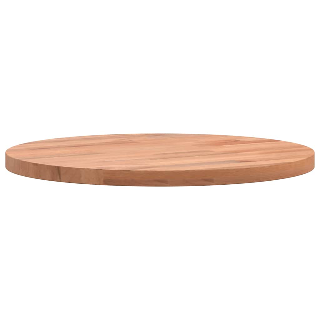 Table Top Ø30x1,5 cm Round Solid Wood Beech