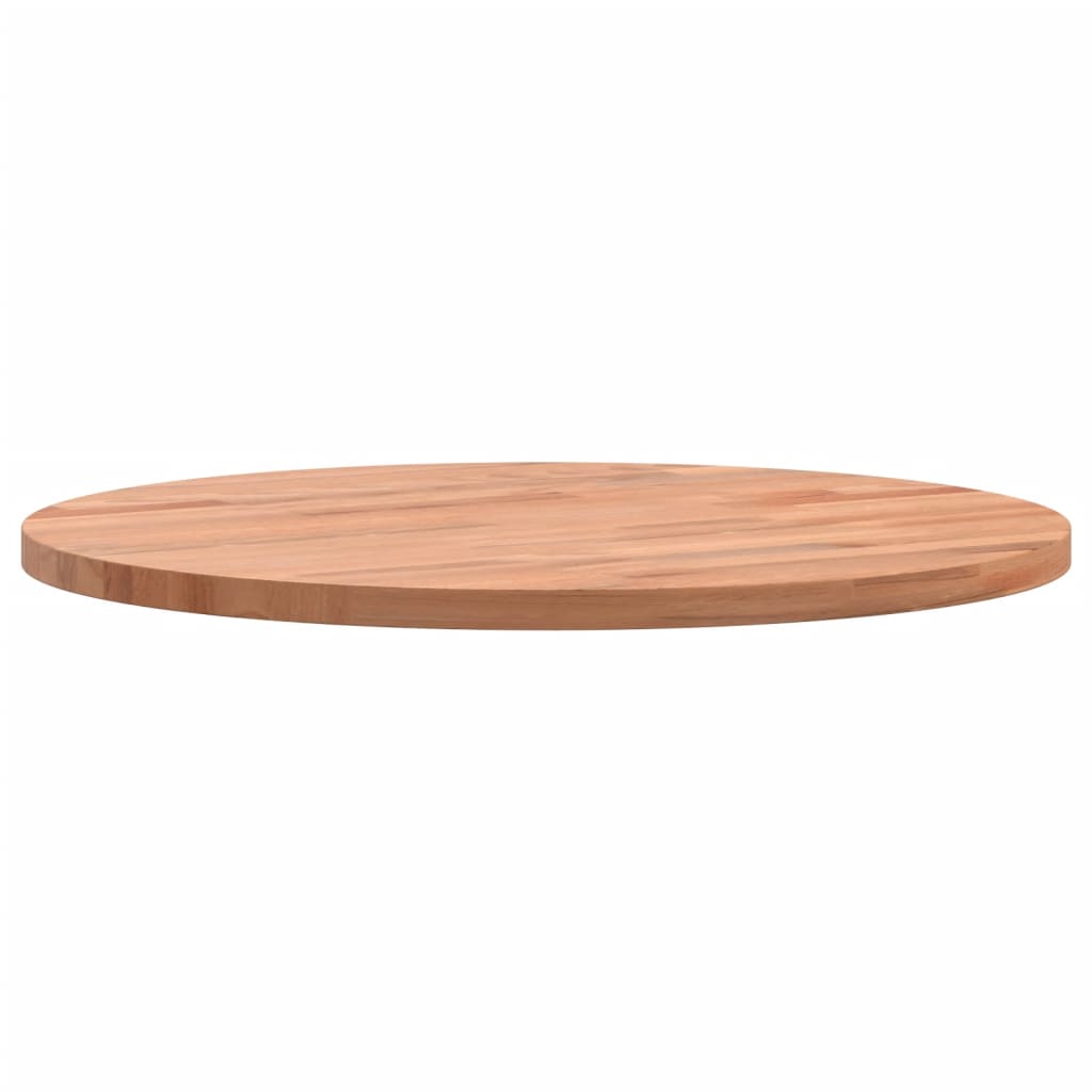 Table Top Ø40x1,5 cm Round Solid Wood Beech