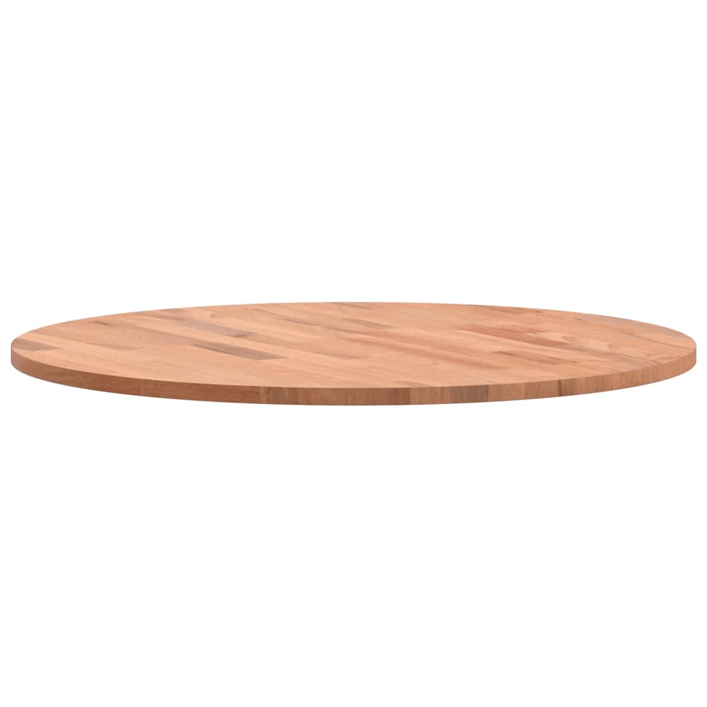 Table Top Ø60x1,5 cm Round Solid Wood Beech