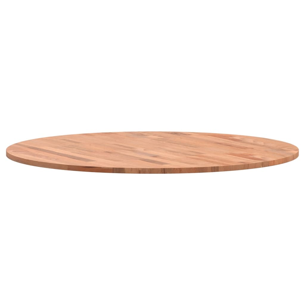 Table Top Ø80x1,5 cm Round Solid Wood Beech