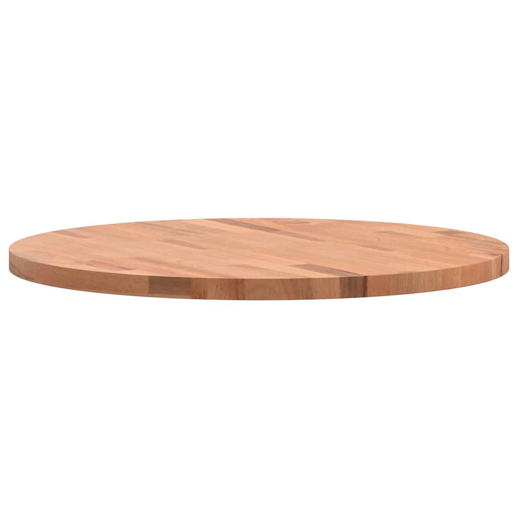 Table Top Ø60x2,5 cm Round Solid Wood Beech