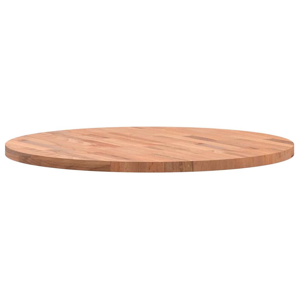 Table Top Ø70x2,5 cm Round Solid Wood Beech