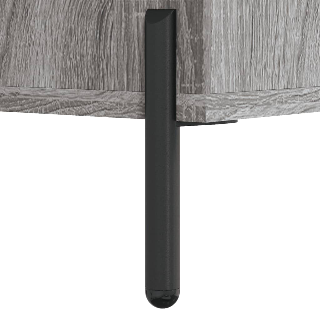 Highboard Grey Sonoma 69,5x34x180 cm Engineered Wood