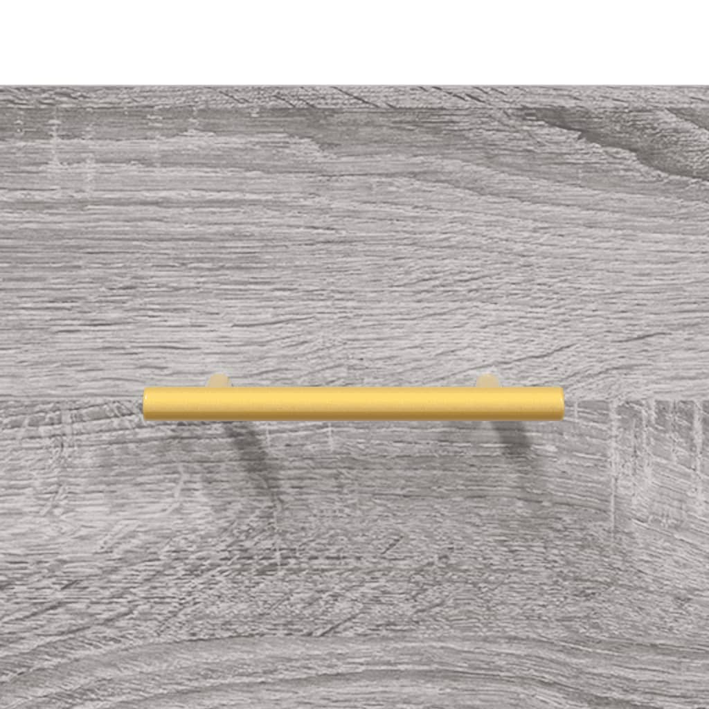 Highboard Grey Sonoma 69,5x34x180 cm Engineered Wood