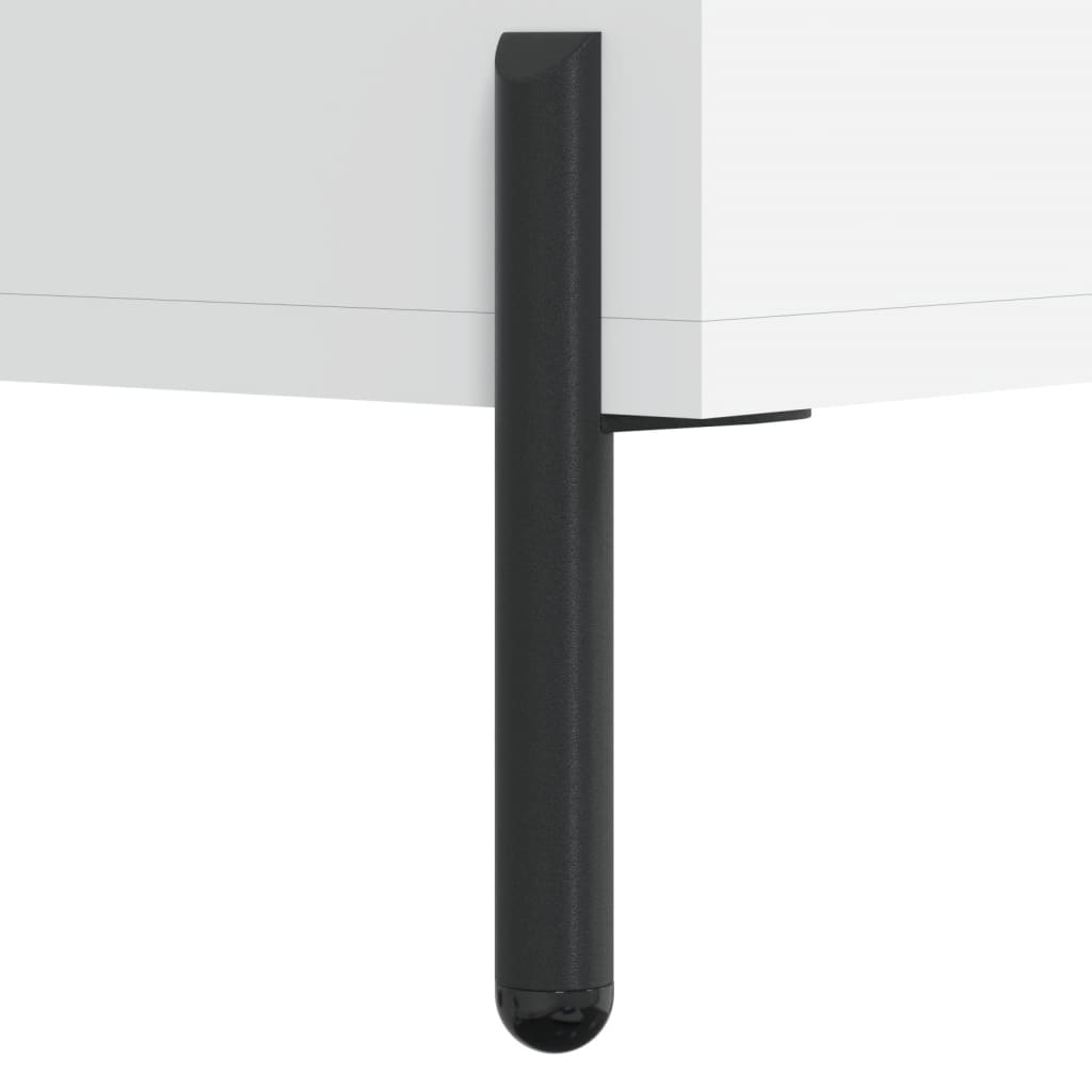 Highboard White 69,5x34x180 cm Engineered Wood