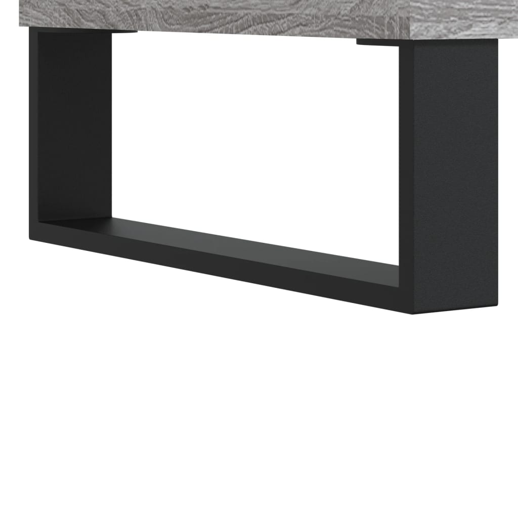 Highboard Grey Sonoma 69,5x34x180 cm Engineered Wood