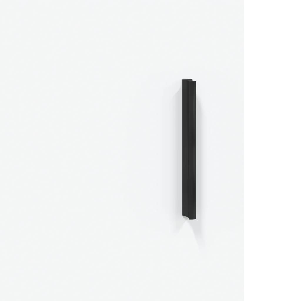 Wall Mounted Cabinet White 69,5x34x90 cm Engineered Wood