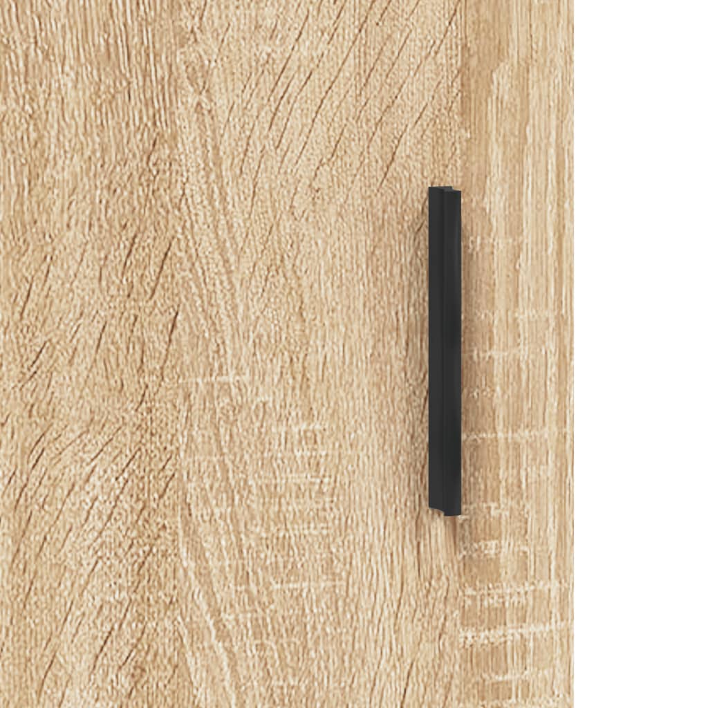 Wall Mounted Cabinet Sonoma Oak 69,5x34x90 cm Engineered Wood