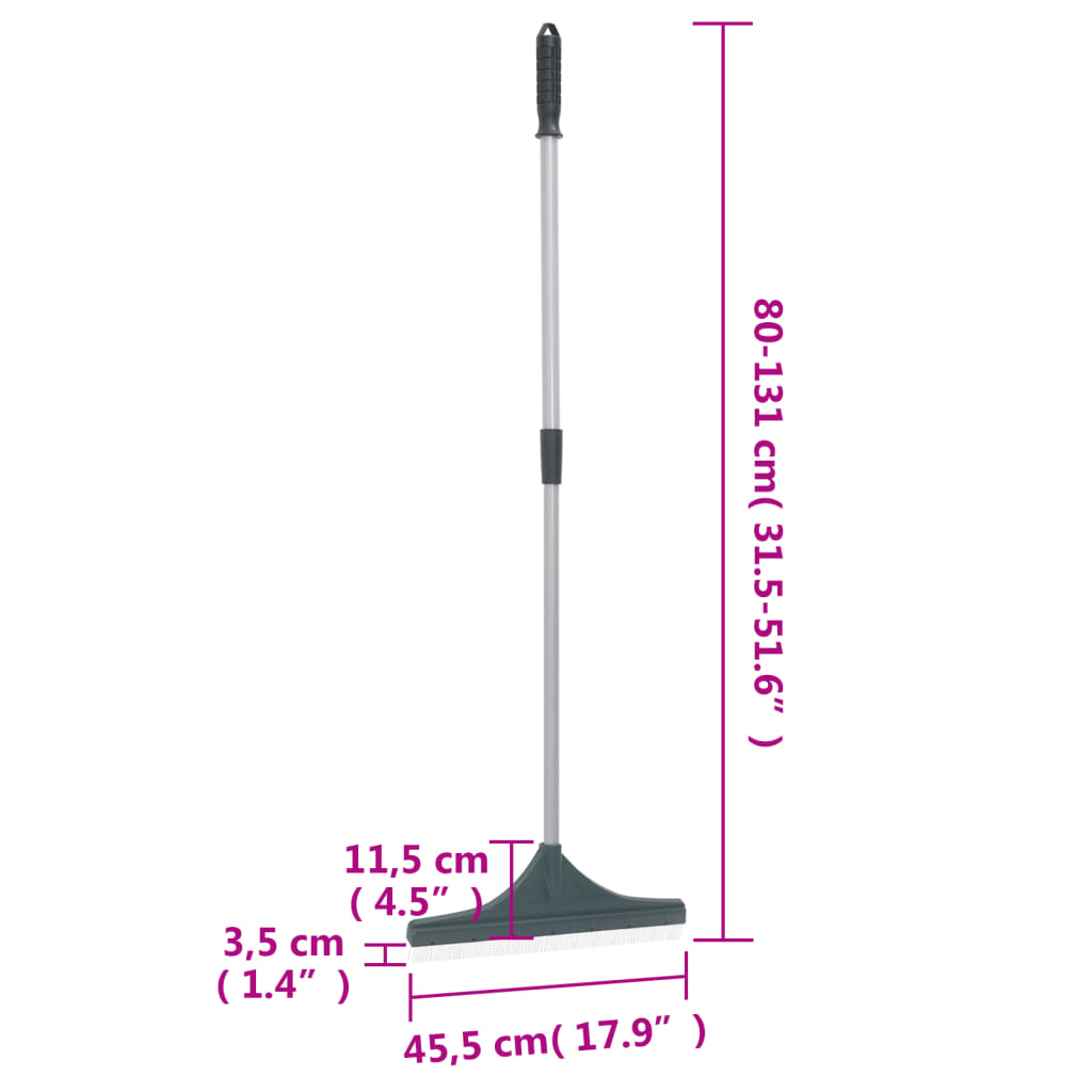 Artificial Grass Rake Dark Green 131 cm PP